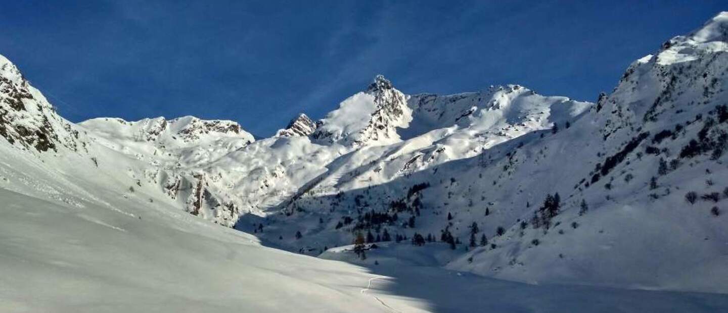 Panorama invernale alpe Varrone