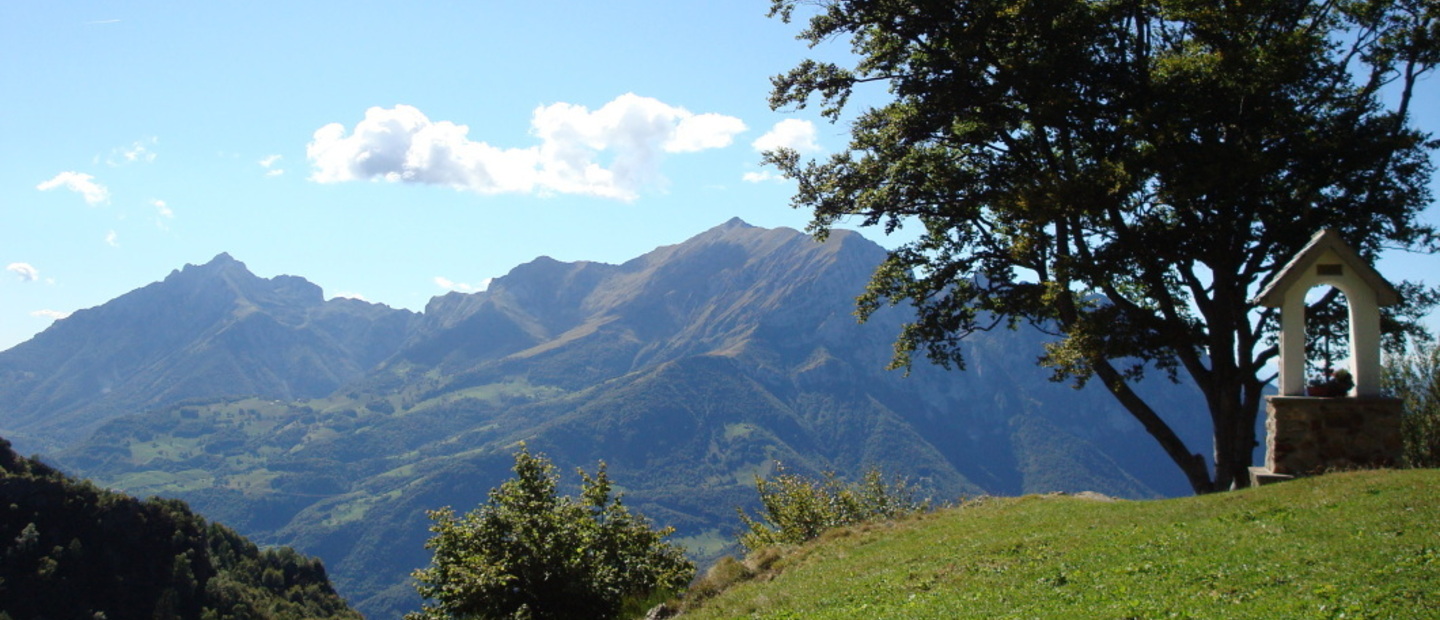 Il panorama del Rifugio Buzzoni