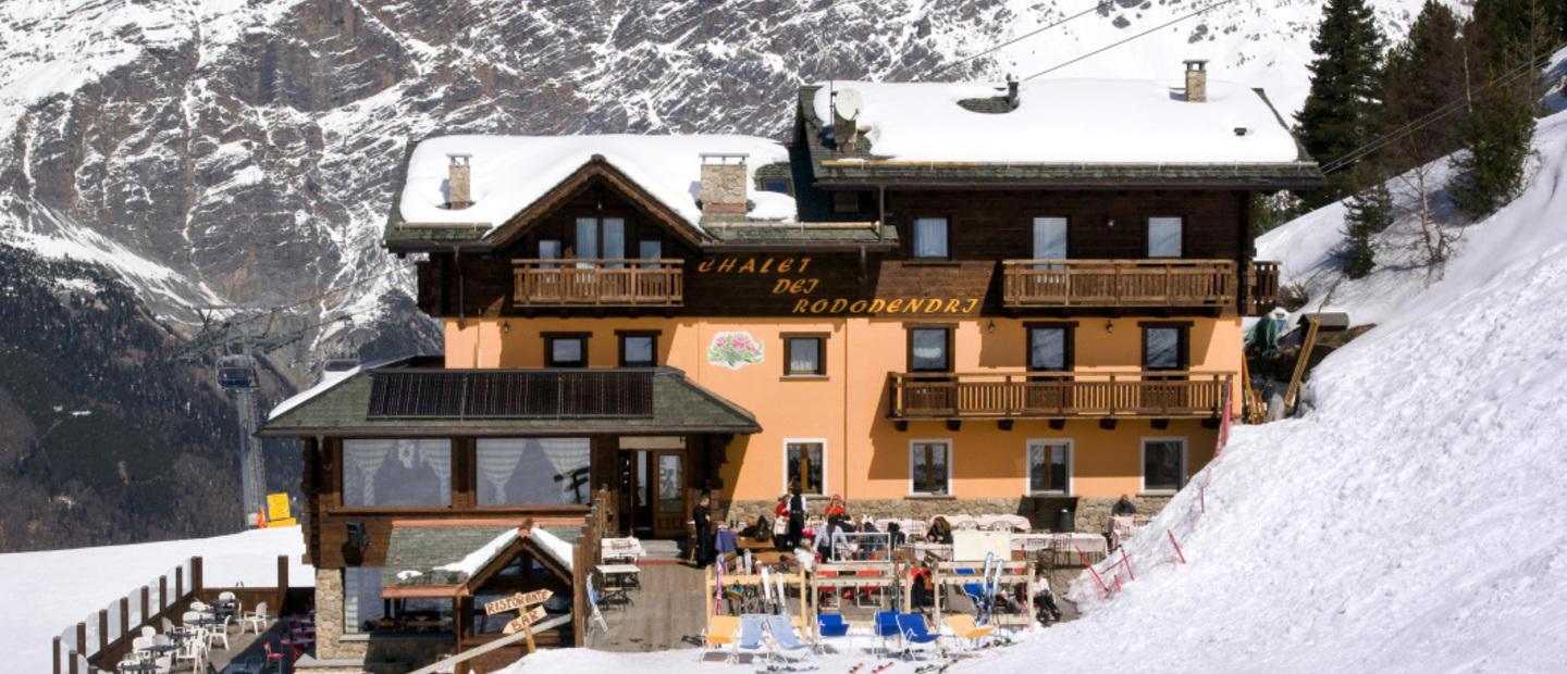 Chalet dei Rododendri in versione estiva