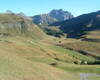 vista dalla strada che scende dal Passo Crocedomini, sulla destra entra lo sterrato che porta alla Corna Bianca