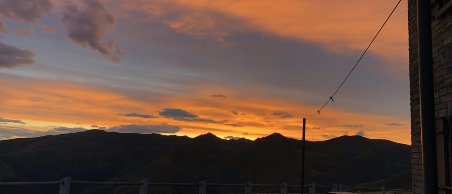 Tra tramonto al Rifugio