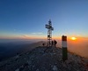 Tramonto visto dalla cima dell'Arera