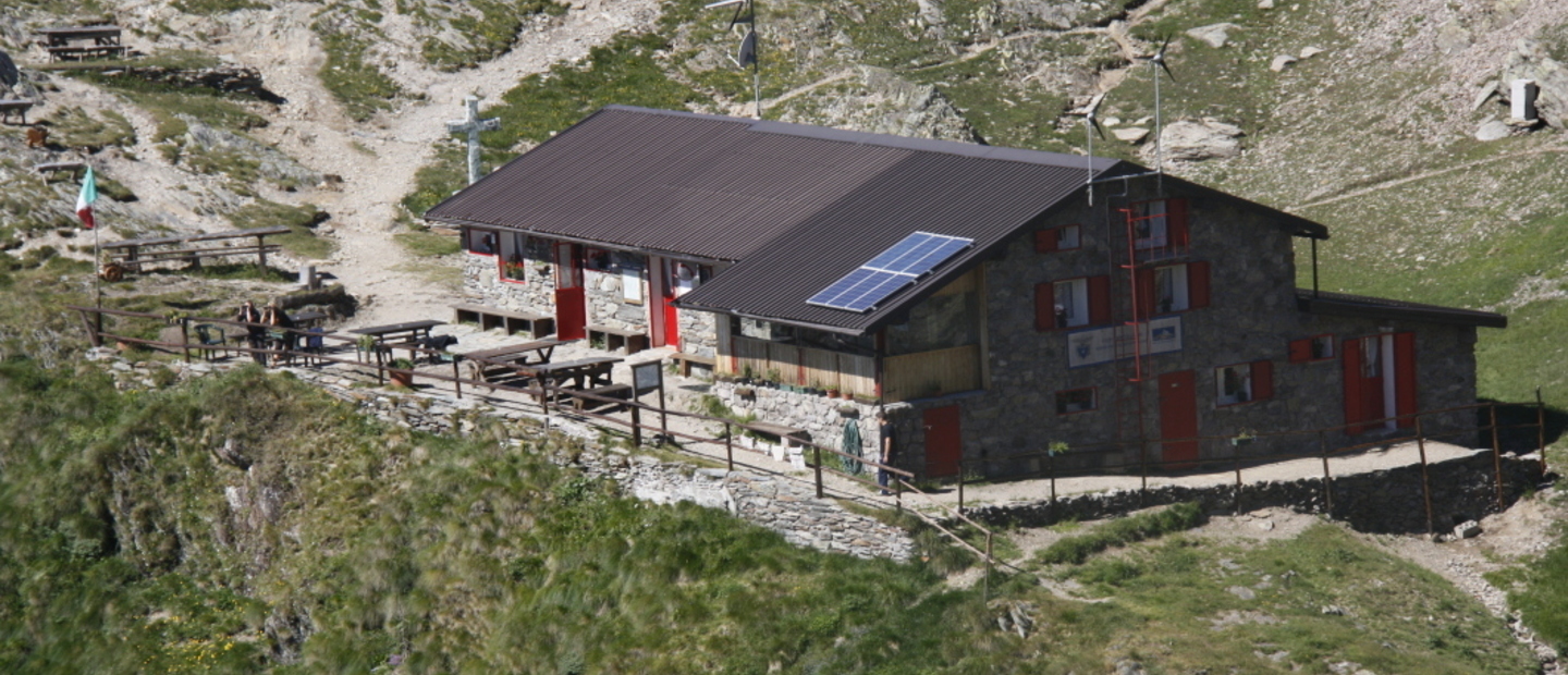 Rifugio Tagliaferri in estate