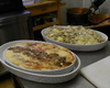 Tortino di Polenta con Funghi Porcini e crema di Taleggio gratinata al
forno.