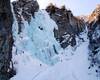 Cascate di ghiaccio al rifugio la cascata