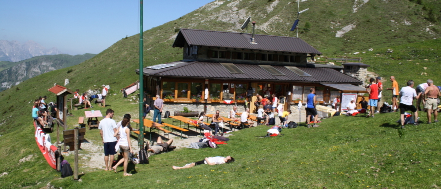 Il rifugio Rino Olmo