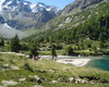 Spiaggia di sabbia al Lago d'Aviolo