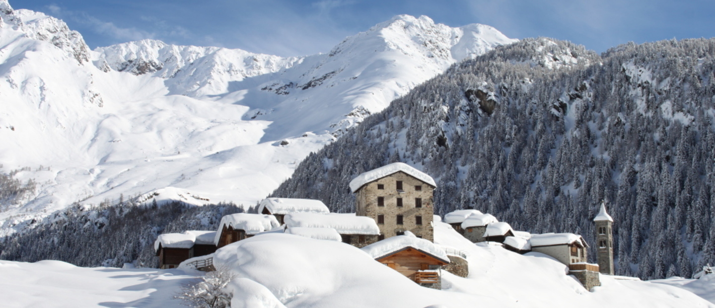 Panoramica invernale della Loc. 