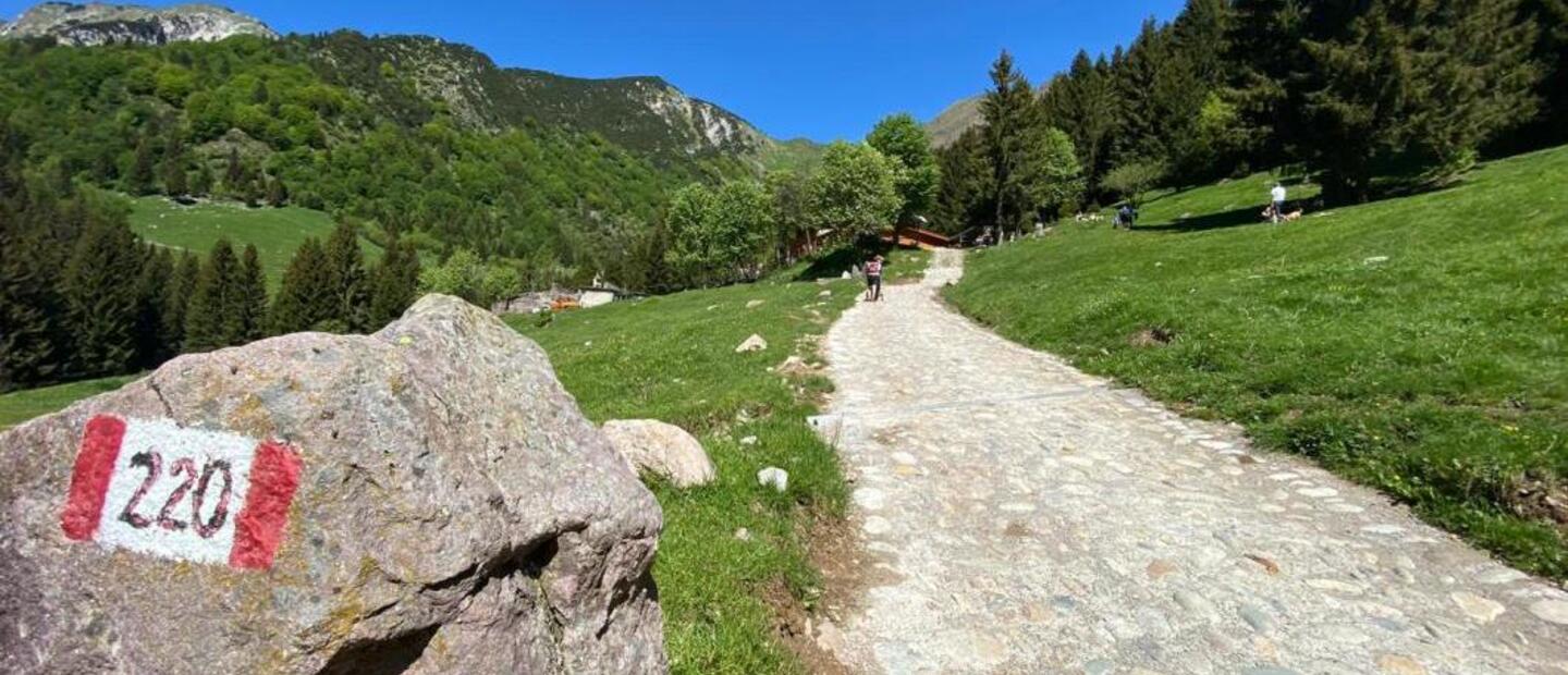 Arrivo al rifugio Alpe Corte