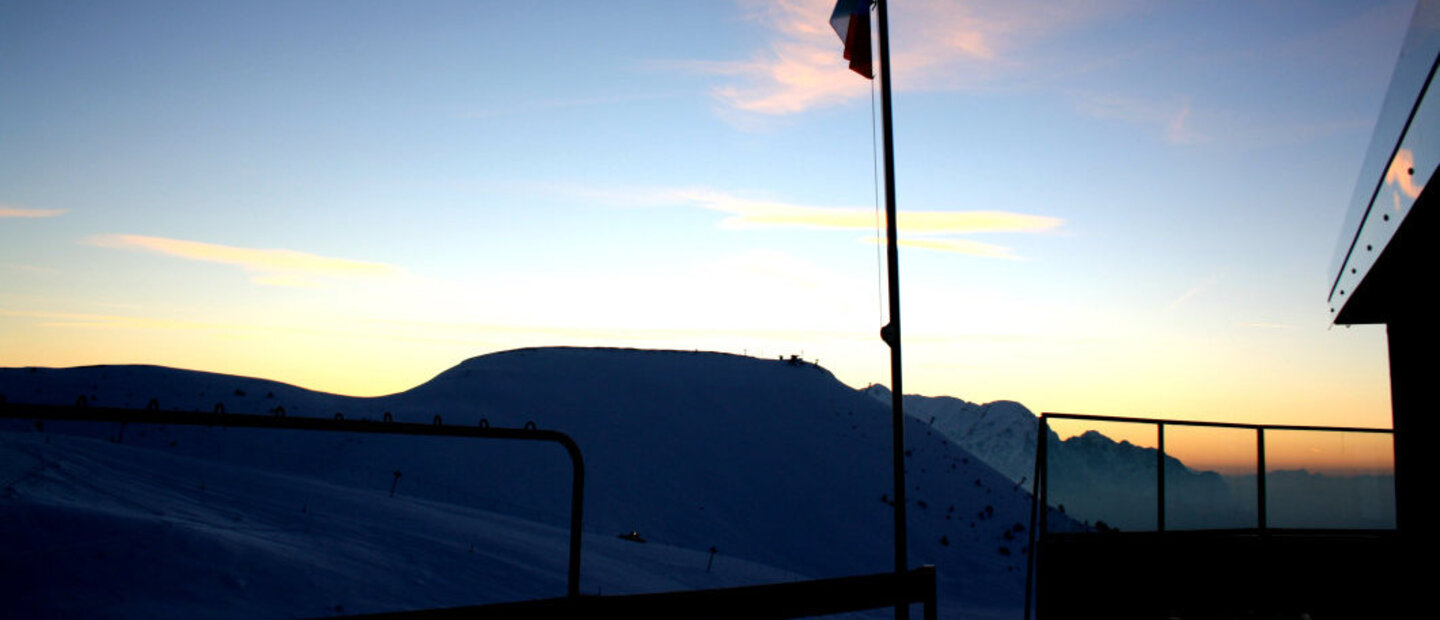 Tramonto al rifugio