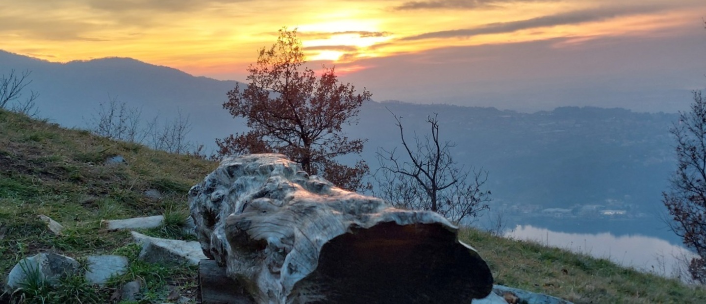 Tramonto verso il Monviso