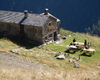 Mangiare all'aperto al rifugio Trona Soliva