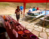 Uno dei tanti partecipanti alla Sky Race Alta Valtellina, appena giunto al Rifugio Viola.