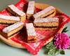 Torta della casa, con farina di grano saraceno e marmellata di mirtilli.