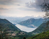 vista sul lago di como