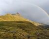 Alpe Camisolo, panorama con arcobaleno