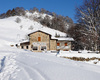 il rifugio valtrompia con neve