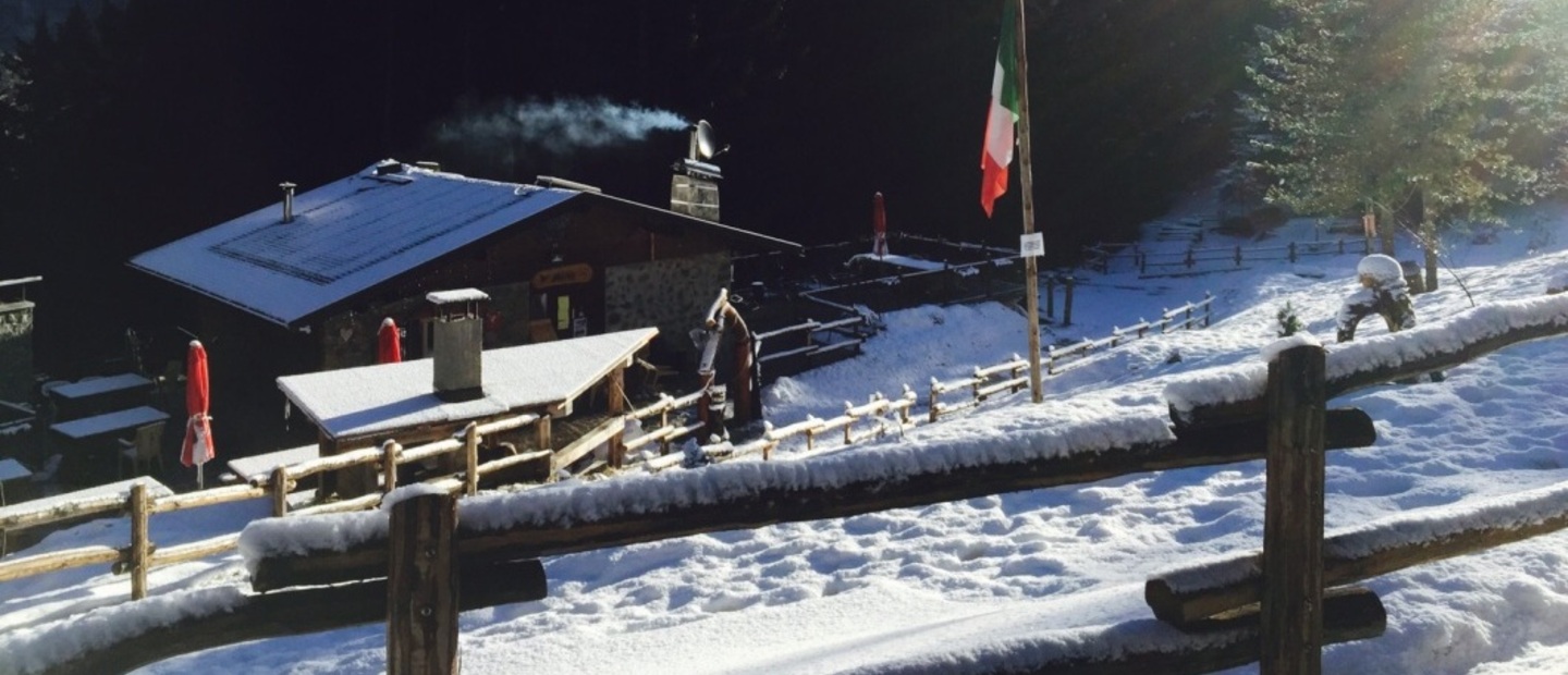 Rifugio Baita Motin versione invernale