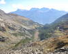 Il Rifugio e la Valle Airale viste dall'alto