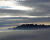 vista sulla pianura dal rifugio