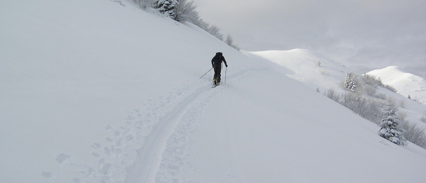 scialpinismo al monte Guglielmo