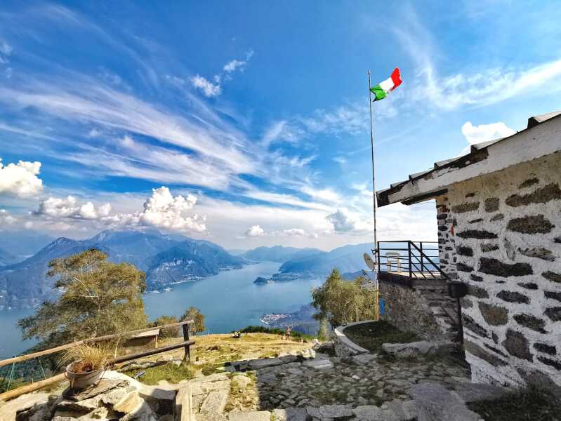 Evidenza dei cambi climatici sul lago